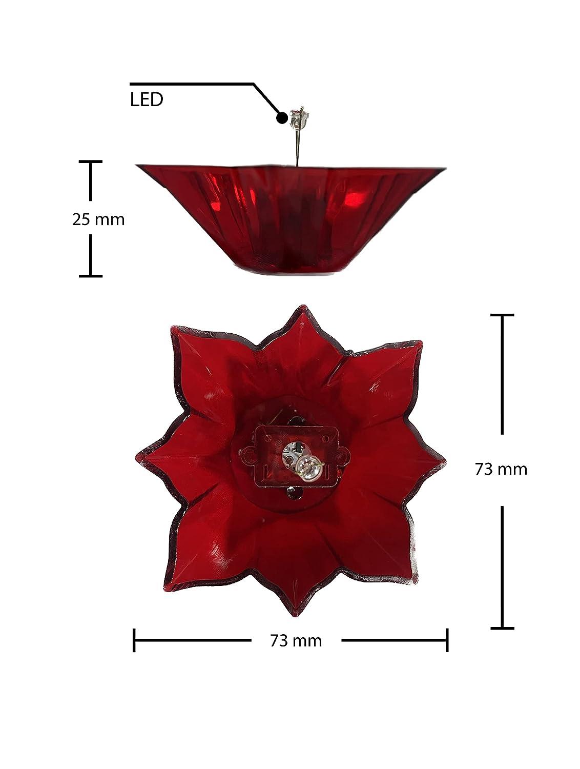 Electric Water Sensor LED Diyas Candle – Reflection Lights (Pack of 6/12/24) | NISHU Superstores