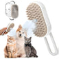 Pet Steam Brush for Dogs & Cats – Gentle Grooming & Fur Detangles | NISHU Superstores