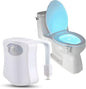 LED Toilet Bowl Light with Motion Sensor | Color Changing Toilet Cover Night Lamp for Bathroom (1 Pc, Battery Not Included) – NISHU Superstores