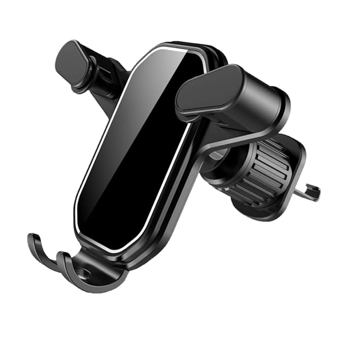 Universal Air Vent Gravity Car Phone Holder Mount | Automatic Clamping Mobile Stand for Dashboard & AC Vent | Compatible with All Smartphones | NISHU Superstores