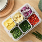 Food Storage Box with Lid & 6 Compartments – Meal Prep & Kitchen Organizer | NISHU Superstores