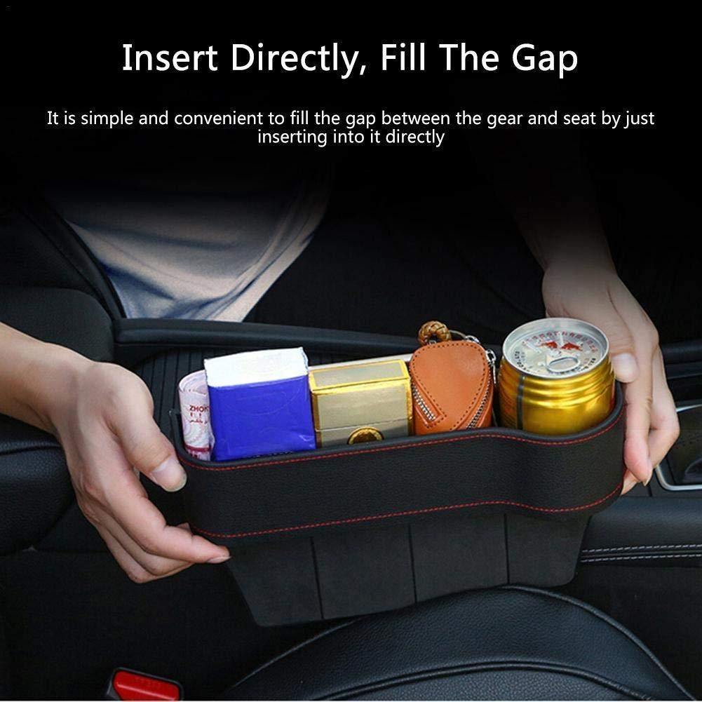 Car Seat Gap Filler Organizer – PU Leather Multifunctional Car Storage Box | NISHU Superstores