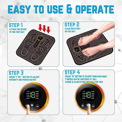 Wireless EMS Foot Massager | Pain Relief Machine – NISHU Superstores