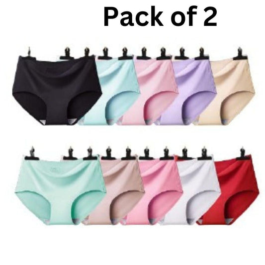 Women's Seamless Underwear (Pack of 2) | Soft & Stretchable | NISHU Superstores
