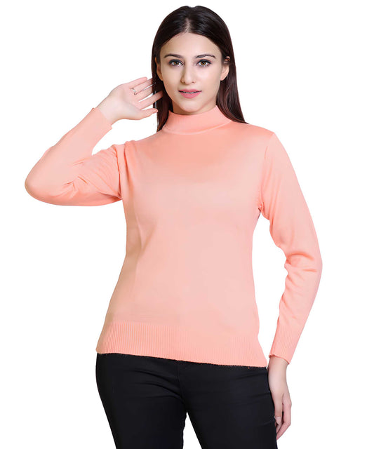 Stylish Women's Solid Woolen Full Sleeves Sweater – Winter Wear | NISHU Superstores