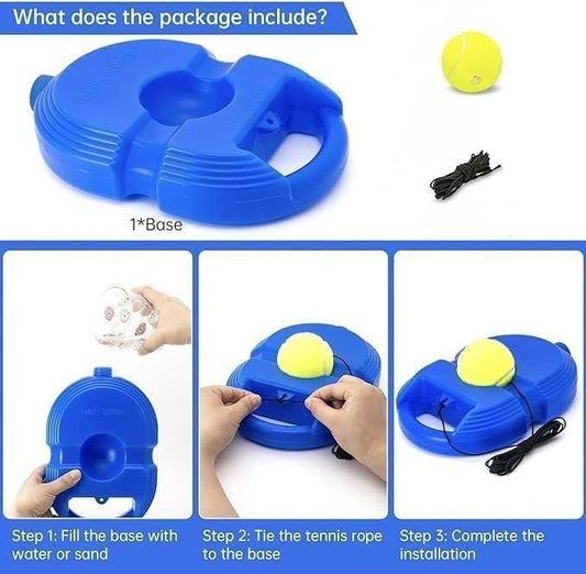 Solo Tennis Trainer Rebound Ball with String – Self Practice Tool for Beginners & Pros | NISHU Superstores