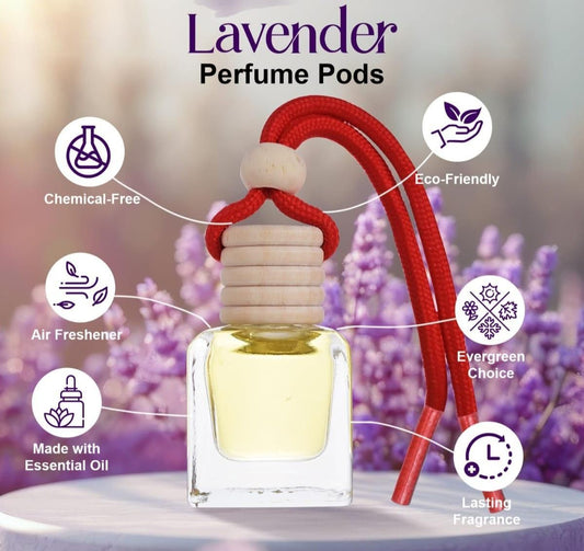 Hanging Car Perfume Pods Diffuser – Long-Lasting Assorted Scent (Pack of 1) | NISHU Superstores