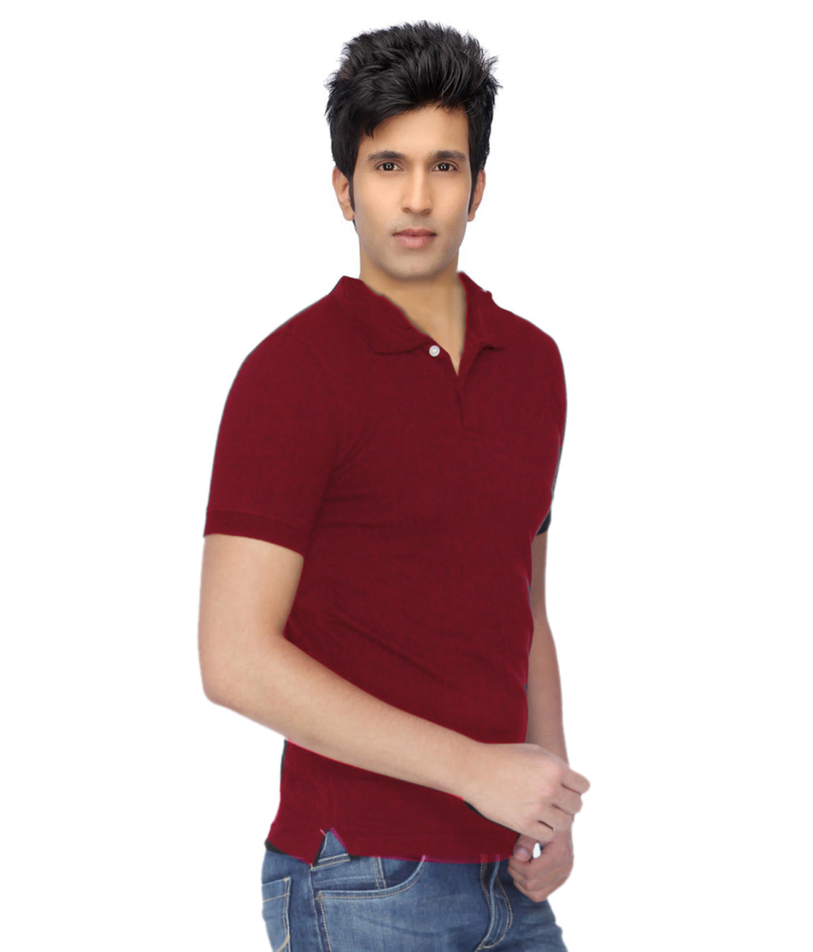 Poly Cotton Solid Half Sleeves Men’s Polo T-Shirt Pack of 3 | Everyday Comfort | NISHU Superstores