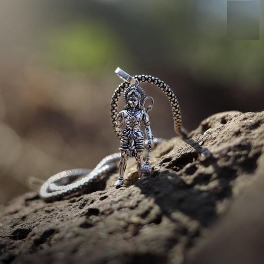 Lord Hanuman Pendant with Chain – Power, Protection & Devotion | NISHU Superstores