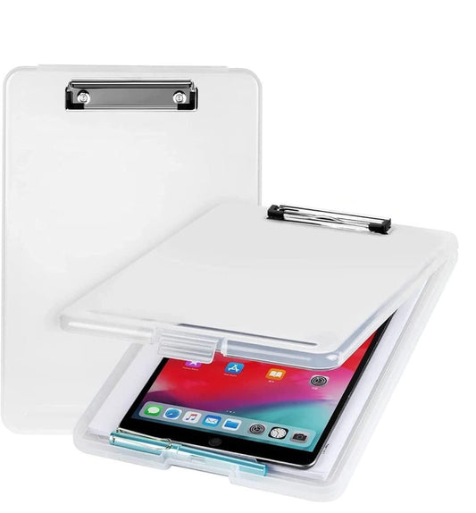 Clipboard Paper Holder with Storage – Writing Pad for Office, Nurse, Students & Teachers | NISHU Superstores