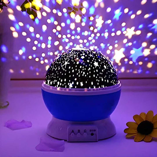 Star Moon Night Light Projector for Kids & Bedroom | 360° Rotating LED Lamp | NISHU Superstores