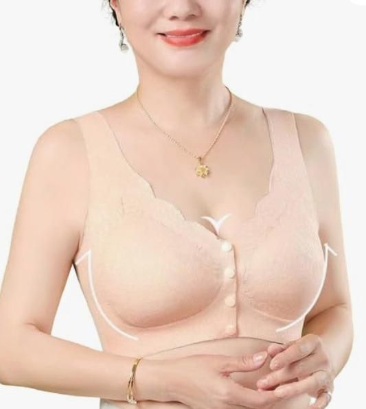 Women's Cotton Spandex Padded Front Open Nursing Bra – Comfortable Maternity & Baby Feeding | NISHU Superstores