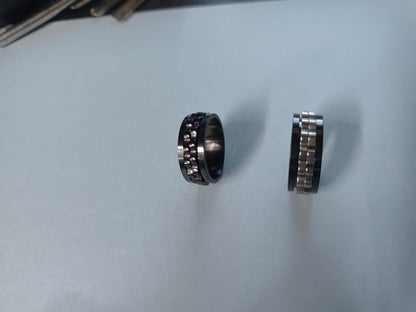Stainless Steel Rings for Men (Pack of 2) – Stylish & Durable | NISHU Superstores