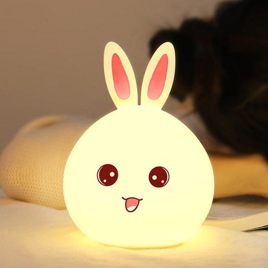 Rabbit Silicone Touch Sensor Light – Soft Glow Night Lamp | NISHU Superstores