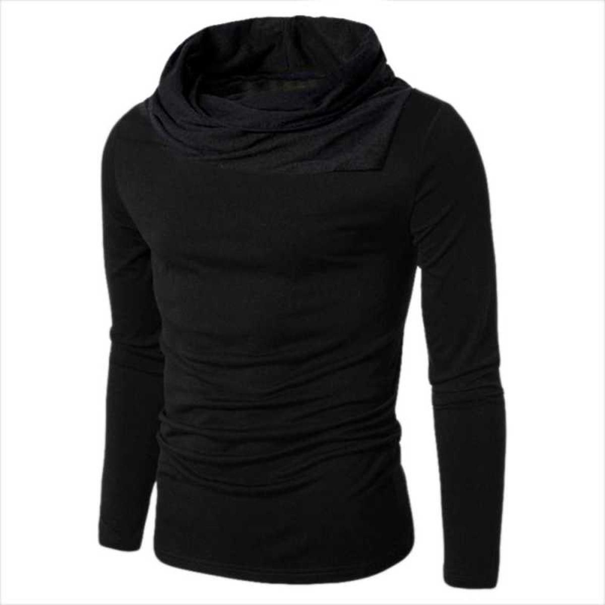 Cotton Solid Full Sleeves Men's T-Shirt | Stylish & Comfortable | NISHU Superstores