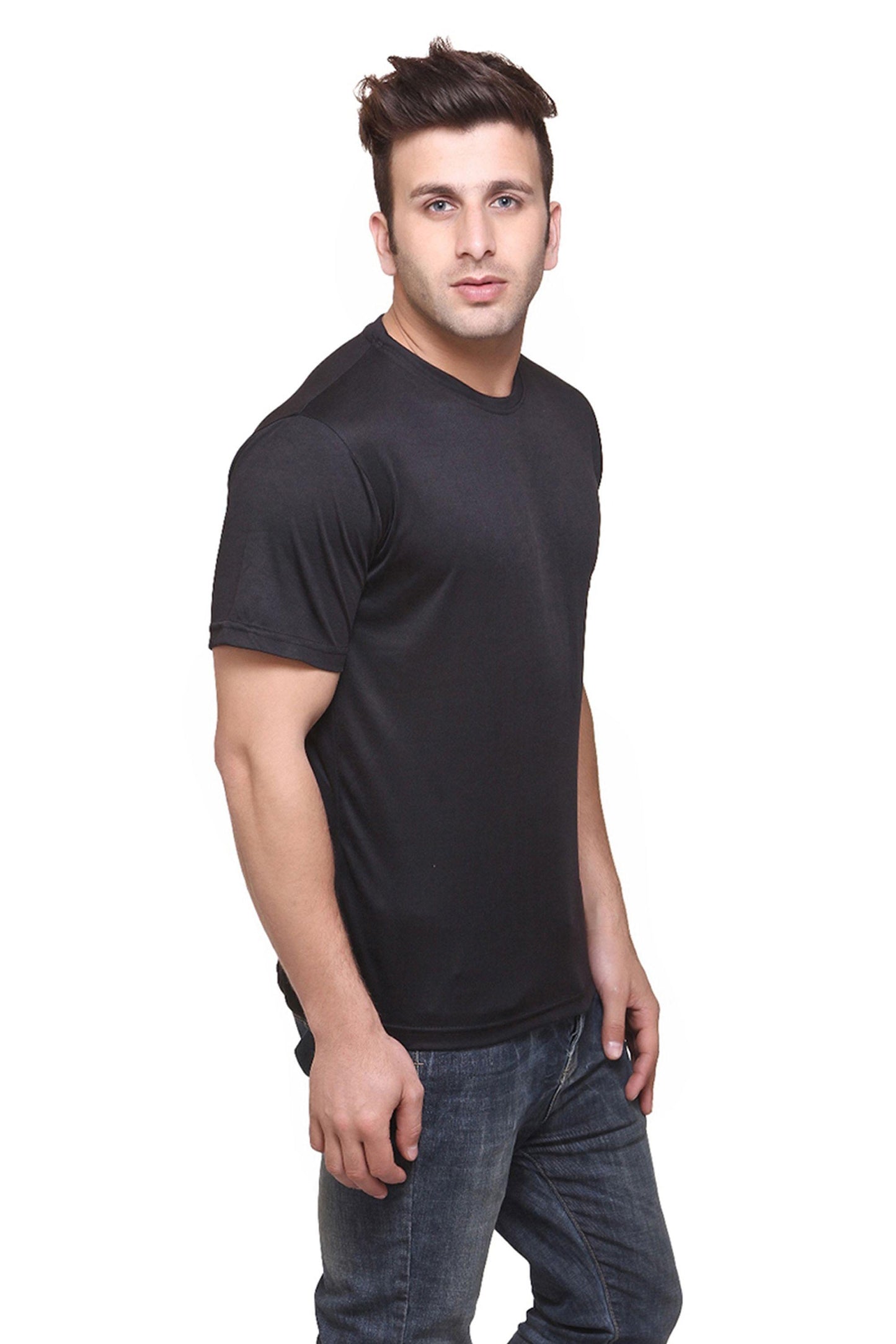 DRI-FIT Round Neck Men’s T-Shirt Pack of 4 | Quick Dry Activewear | NISHU Superstores