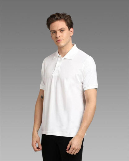 Matte Solid Half Sleeves Men’s Polo T-Shirt – Classic Casual Wear | NISHU Superstores
