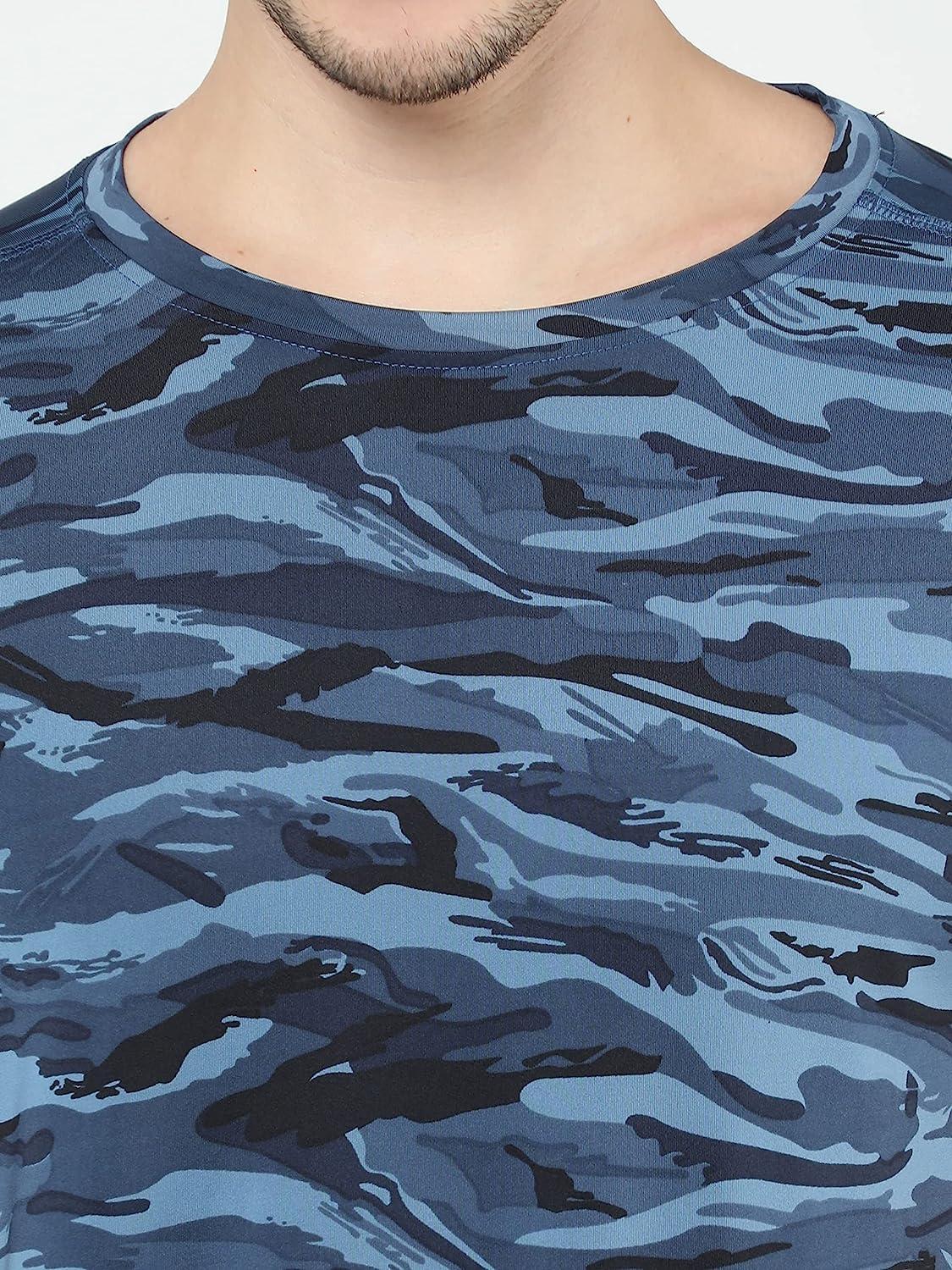 Cotton Printed Half Sleeves Men's Round Neck T-Shirt – Cool & Casual | NISHU Superstores