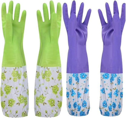 Multipurpose Cleaning Gloves with Lining – Reusable & Waterproof | NISHU Superstores