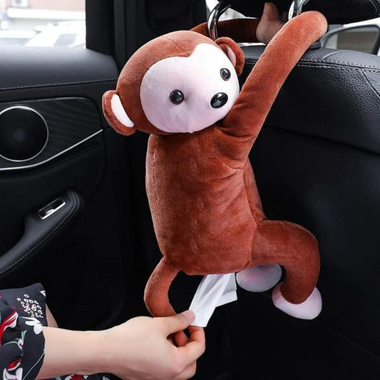 Monkey Tissue Holder – Cute & Creative Tissue Dispenser for Home & Car | NISHU Superstores