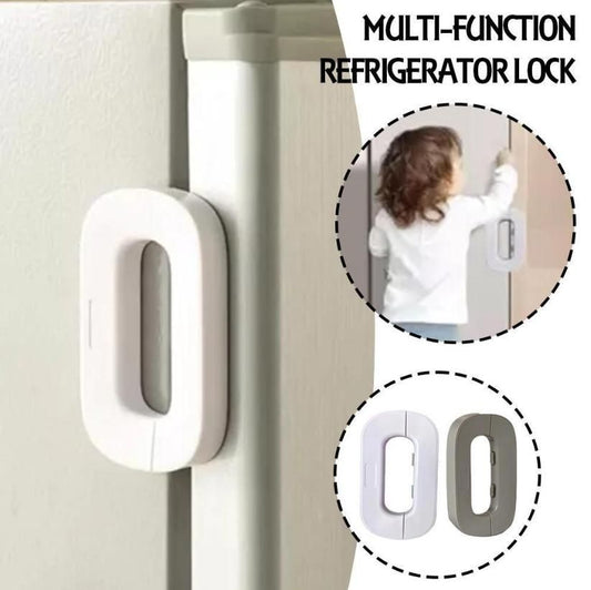 Refrigerator Lock | Cabinet Locks with Strong Adhesive – Child Safety & Security | NISHU Superstores