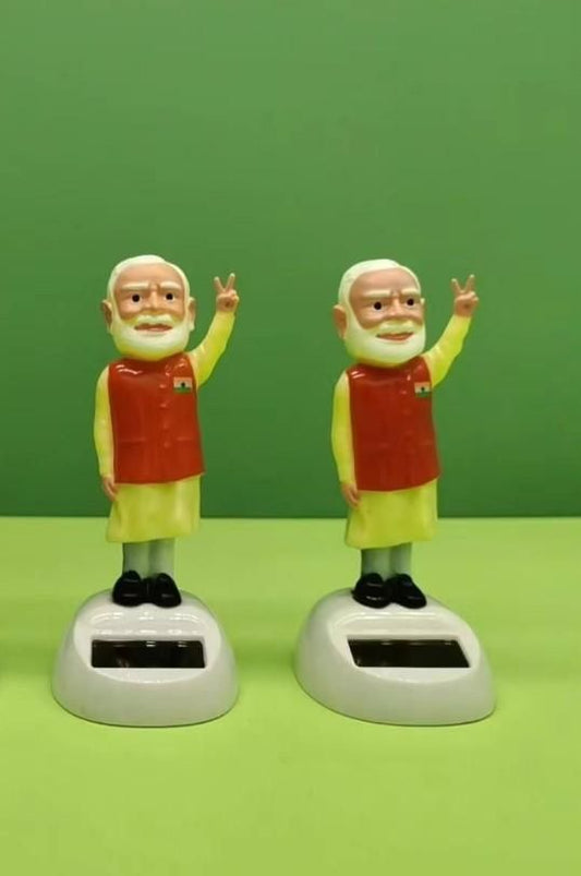 🇮🇳 Solar Waving Modi Ji Statue – Pack of 2 | NISHU Superstores