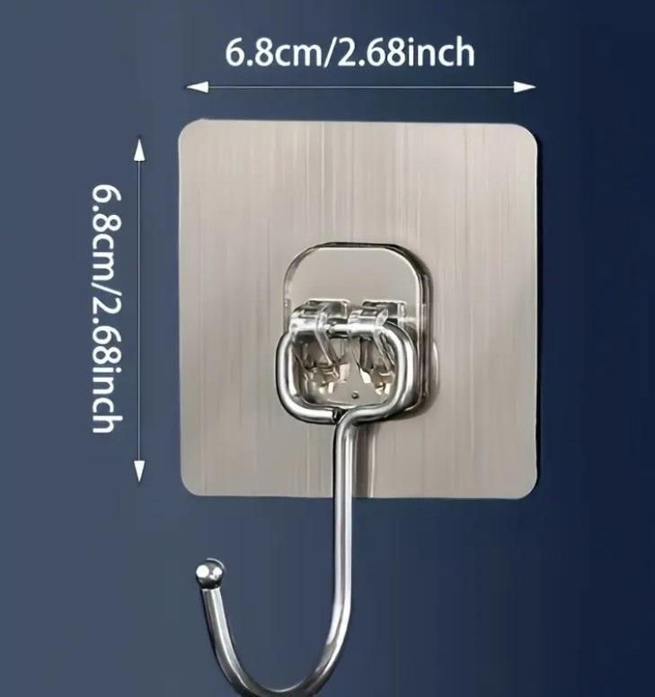 Golden Large Hooks for Hanging (Pack of 10) – Strong & Durable Wall Hooks | NISHU Superstores
