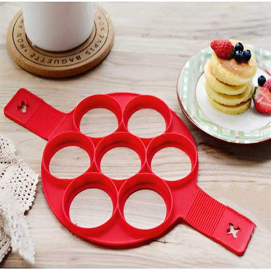Silicone Non-Stick Pancake Maker Molds – Easy Flip Cooking Ring for Perfect Pancakes | NISHU Superstores