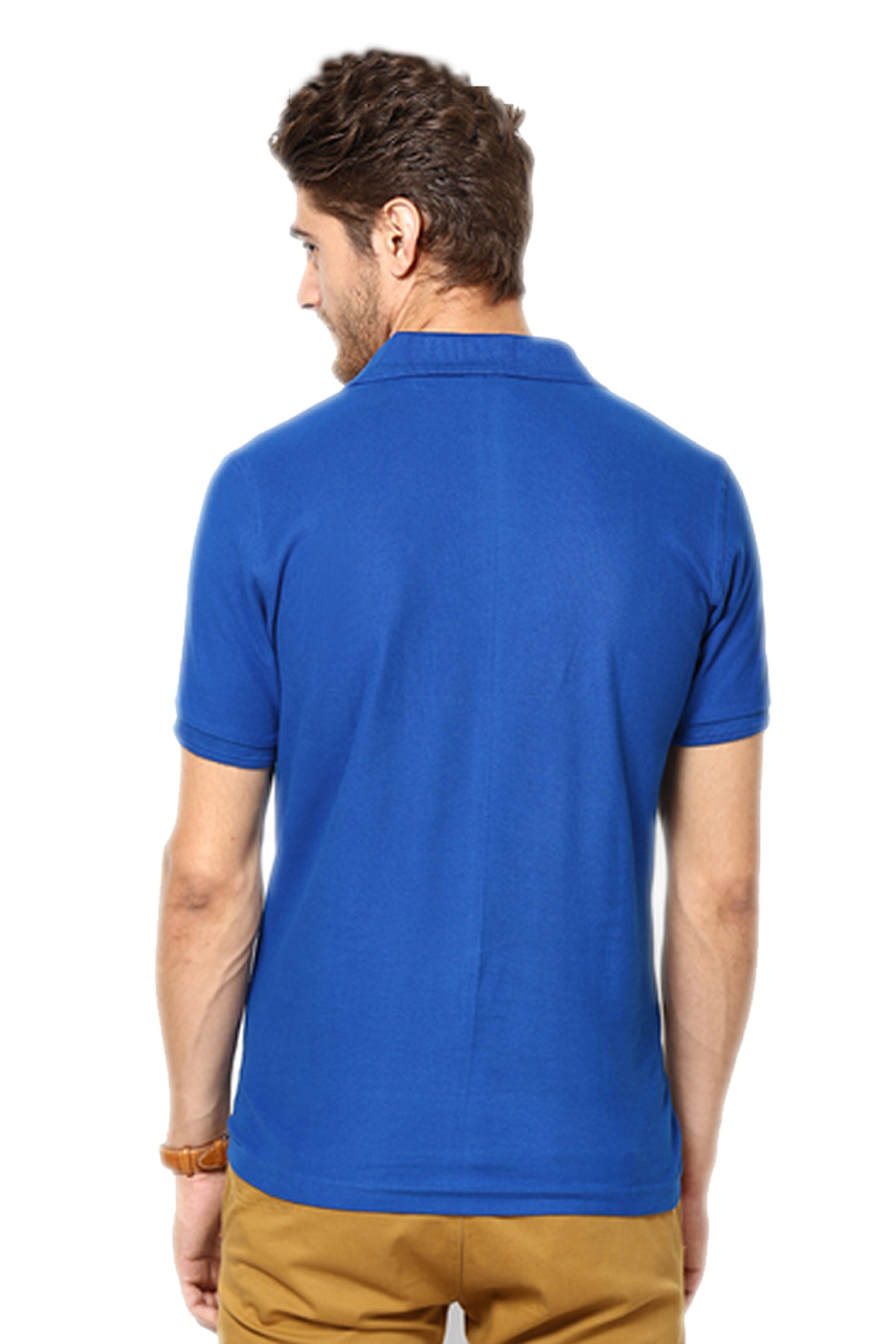 Poly Cotton Solid Half Sleeves Men’s Polo T-Shirt Pack of 4 | Everyday Comfort | NISHU Superstores