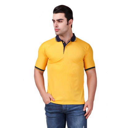 Poly Cotton Solid Half Sleeves Men’s Polo T-Shirt Pack of 5 | Everyday Comfort | NISHU Superstores