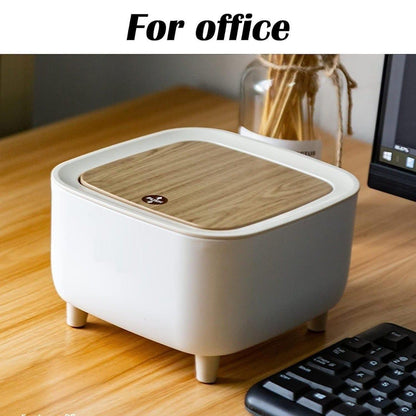 Classy Desktop Push Button Trash Bin – Mini Table Dustbin for Office & Home | NISHU Superstores