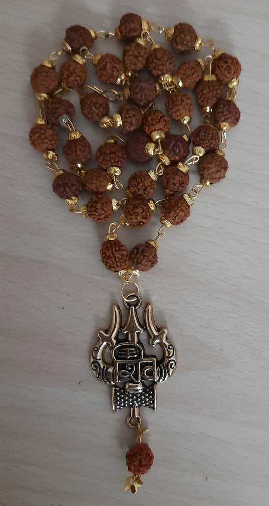 Latest Rudraksha Gold Plated Chain – Spiritual & Fashion Jewelry | NISHU Superstores