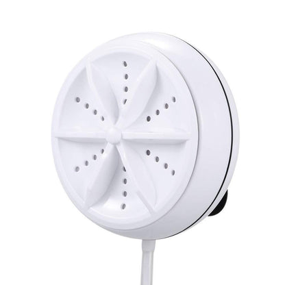 2-in-1 Mini Washing Machine – Portable Rotating Ultrasonic Turbine Washer | NISHU Superstores