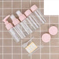 Portable Travel Cosmetic Bottles Set (Pack of 7) – Refillable Spray & Pump Bottles | NISHU Superstores