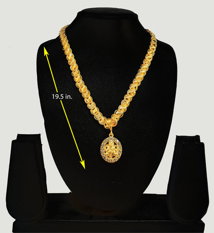 Luxurious Men’s Gold Plated Pendant with Chain Vol 4 – Stylish Fashion Jewelry | NISHU Superstores