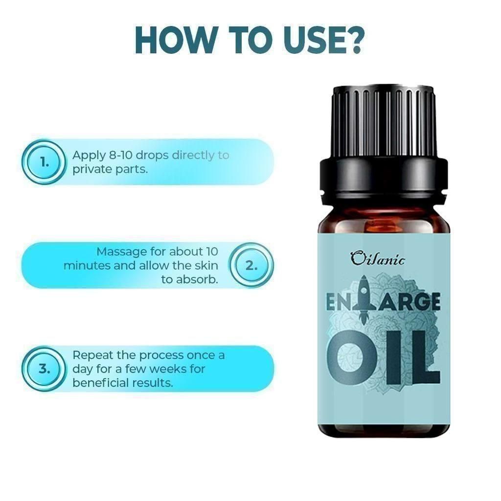 Oilanic Enlarge Oil 30ml – Natural Massage Oil for Men | NISHU Superstores