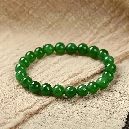 Green Jade Bracelet (Pack of 1) – Natural Healing Crystal Bracelets | NISHU Superstores