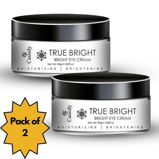 CASSIDY True Bright Eye Cream 50gm (Pack of 2) – Dark Circle & Puffiness Remover | NISHU Superstores