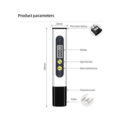 Water TDS Meter Tester – Digital Purity & Quality Checker | NISHU Superstores