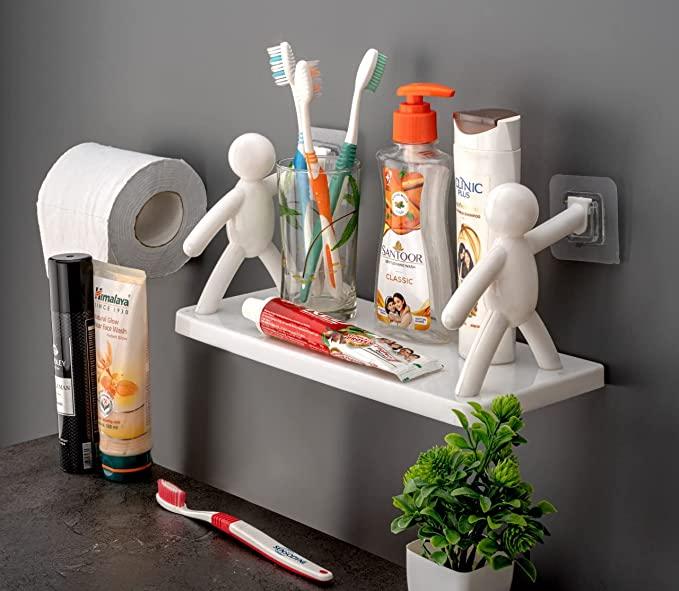Wall Hanging Bathroom Shelf Rack (Pack of 1) – Space-Saving Storage Organizer | NISHU Superstores