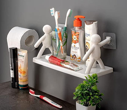 Wall Hanging Bathroom Shelf Rack (Pack of 1) – Space-Saving Storage Organizer | NISHU Superstores