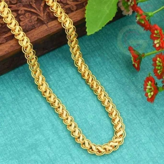 Latest Brass Gold Plated Chain | Fashion Jewelry for Men & Women | NISHU Superstores