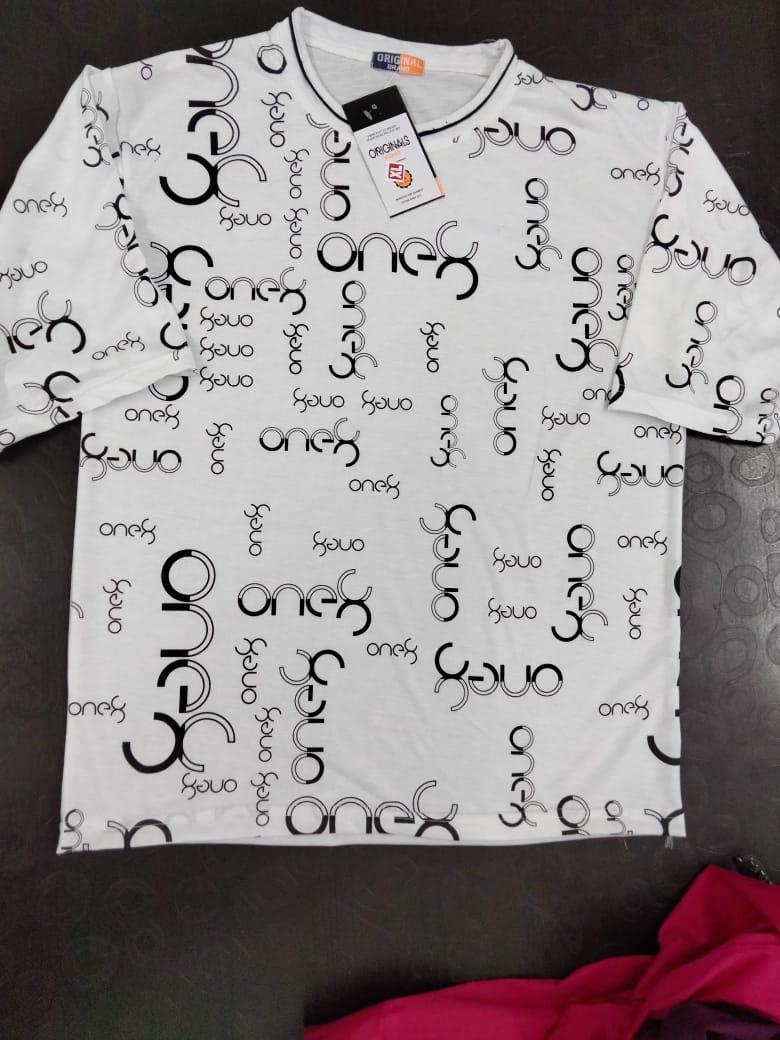 Polyester Printed Half Sleeves Men’s Round Neck T-Shirt – Quick-Dry & Stylish | NISHU Superstores
