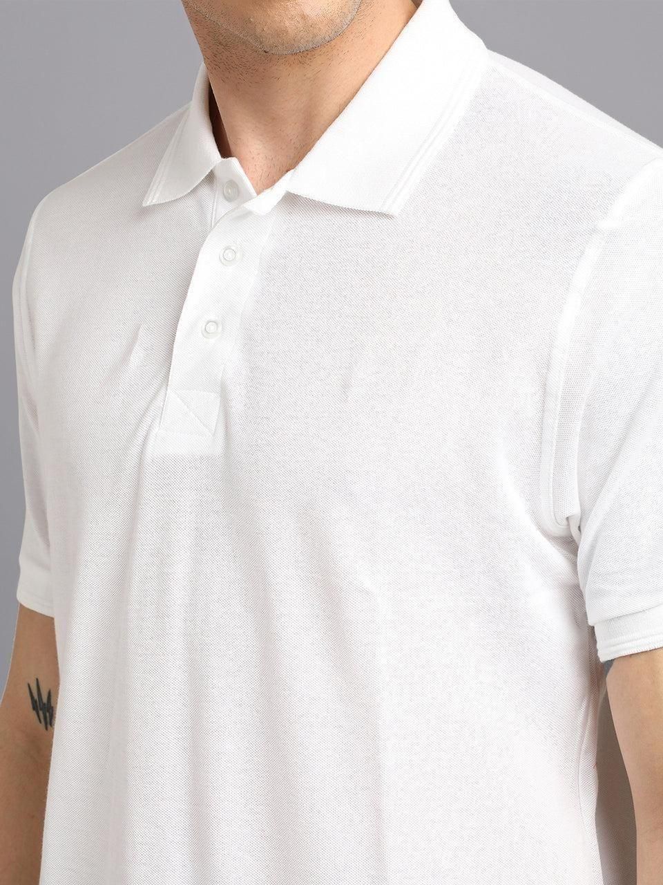 Matte Solid Half Sleeves Men’s Polo T-Shirt – Classic Casual Wear | NISHU Superstores