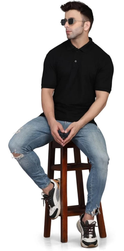 Men’s Half Sleeves Polo Neck T-Shirt – Classic, Smart & Comfortable | NISHU Superstores