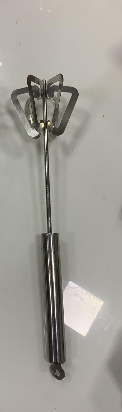 Manual Hand Whisk Mixer – Stainless Steel Egg Beater for Kitchen Use | NISHU Superstores