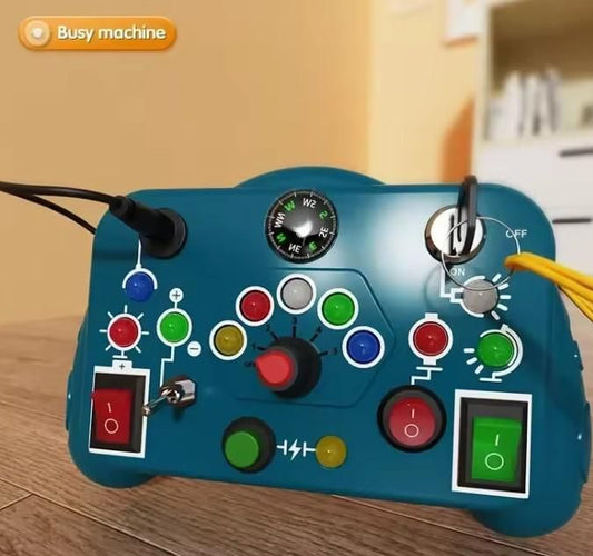 Toddler Busy Board Switch Light Game – Educational Toy for Hand-Eye Coordination & Brain Development | NISHU Superstores