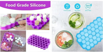 Ice Cube Maker Tray (Pack of 2) – Easy Release & Stackable Design | NISHU Superstores