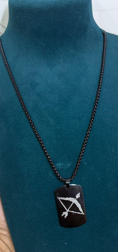 Ram Baan Micro carved Tag Necklace – Divine Protection & Spiritual Style | NISHU Superstores