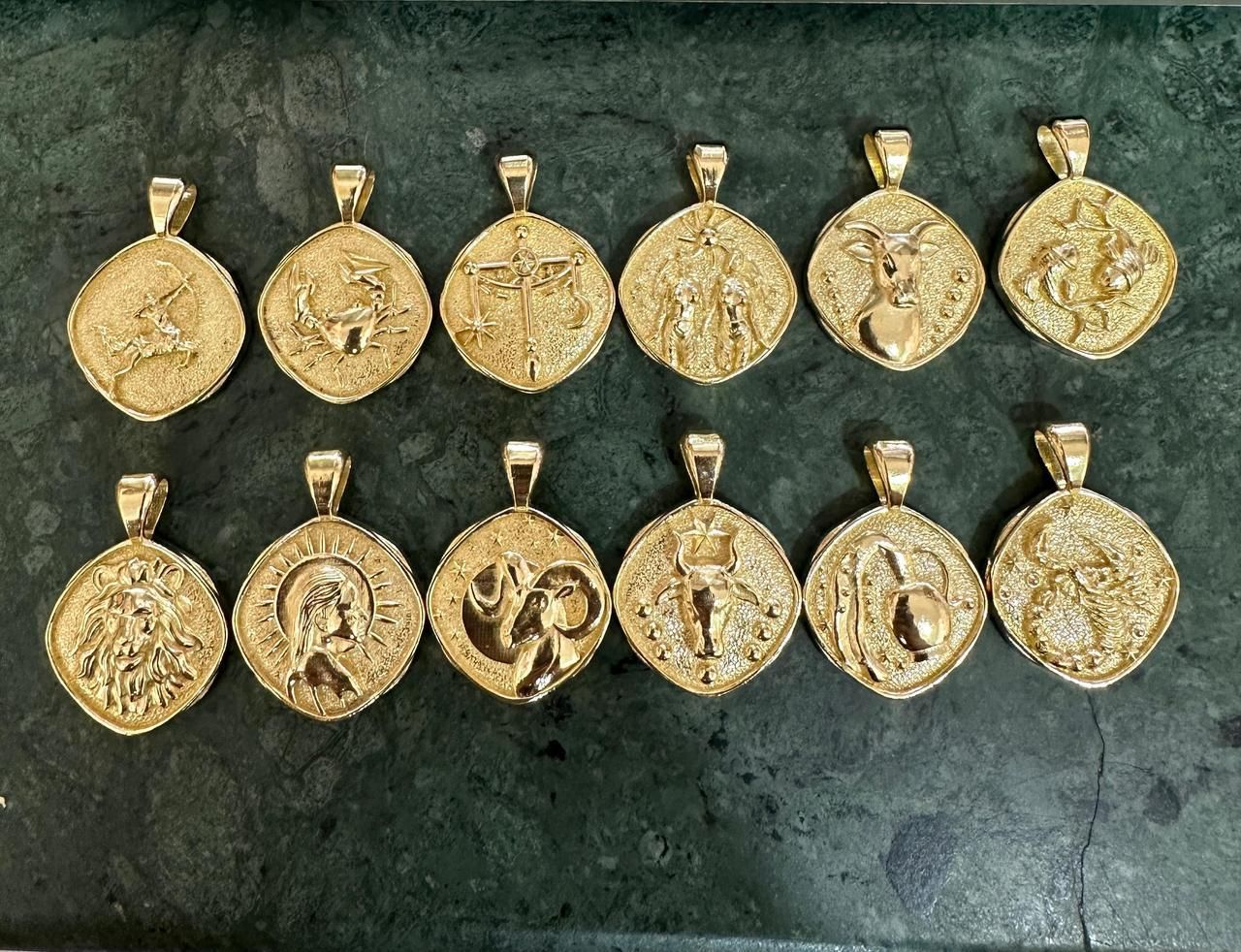 Gold Plated Zodiac Sign Necklace | Astrological Jewelry | NISHU Superstores